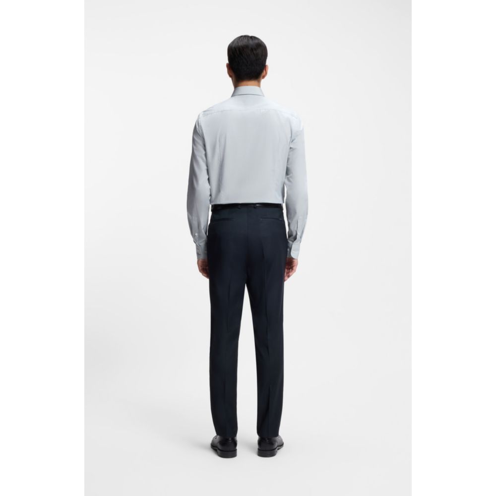 Camisa de algodón de corte ajustado