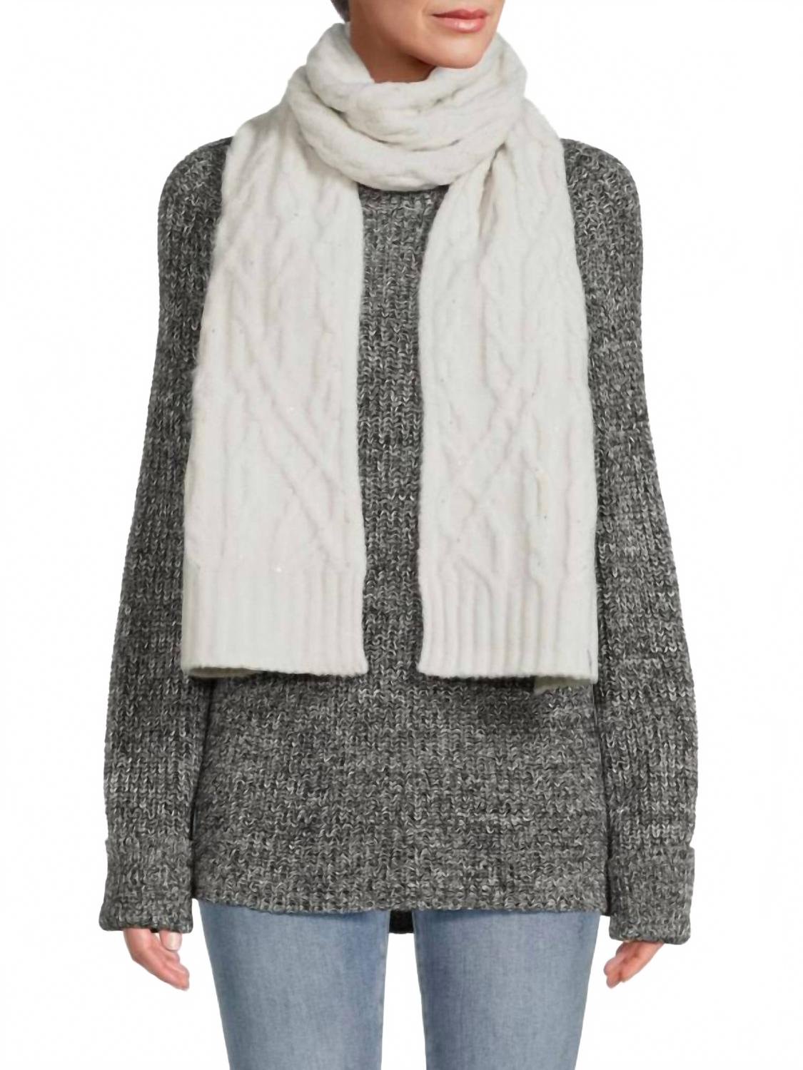 Bufanda de mujer color gris
