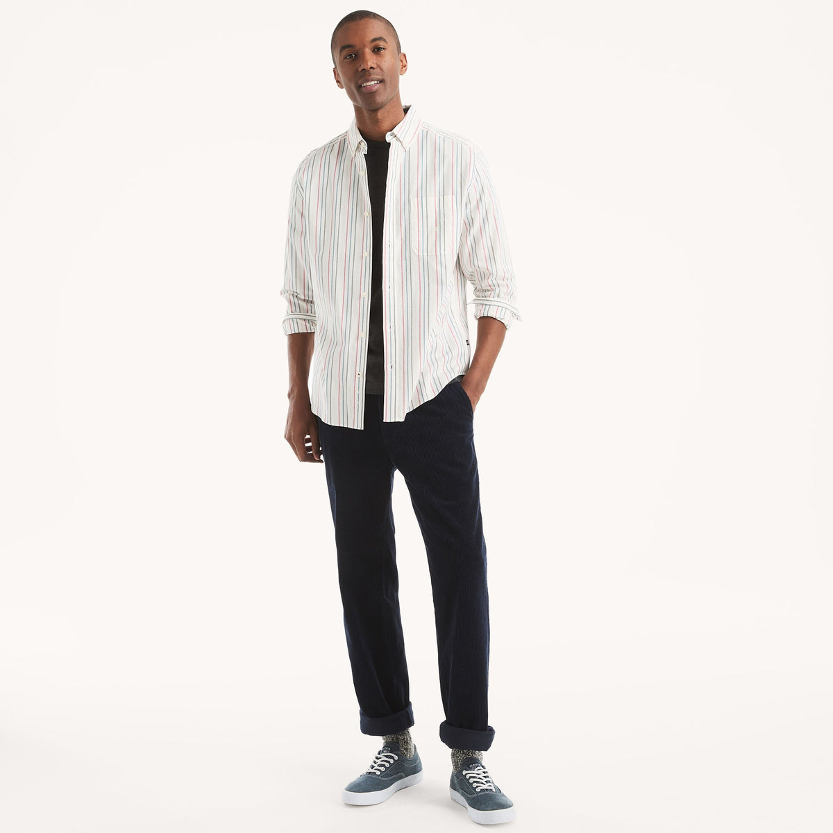 Camisa de hombre a rayas