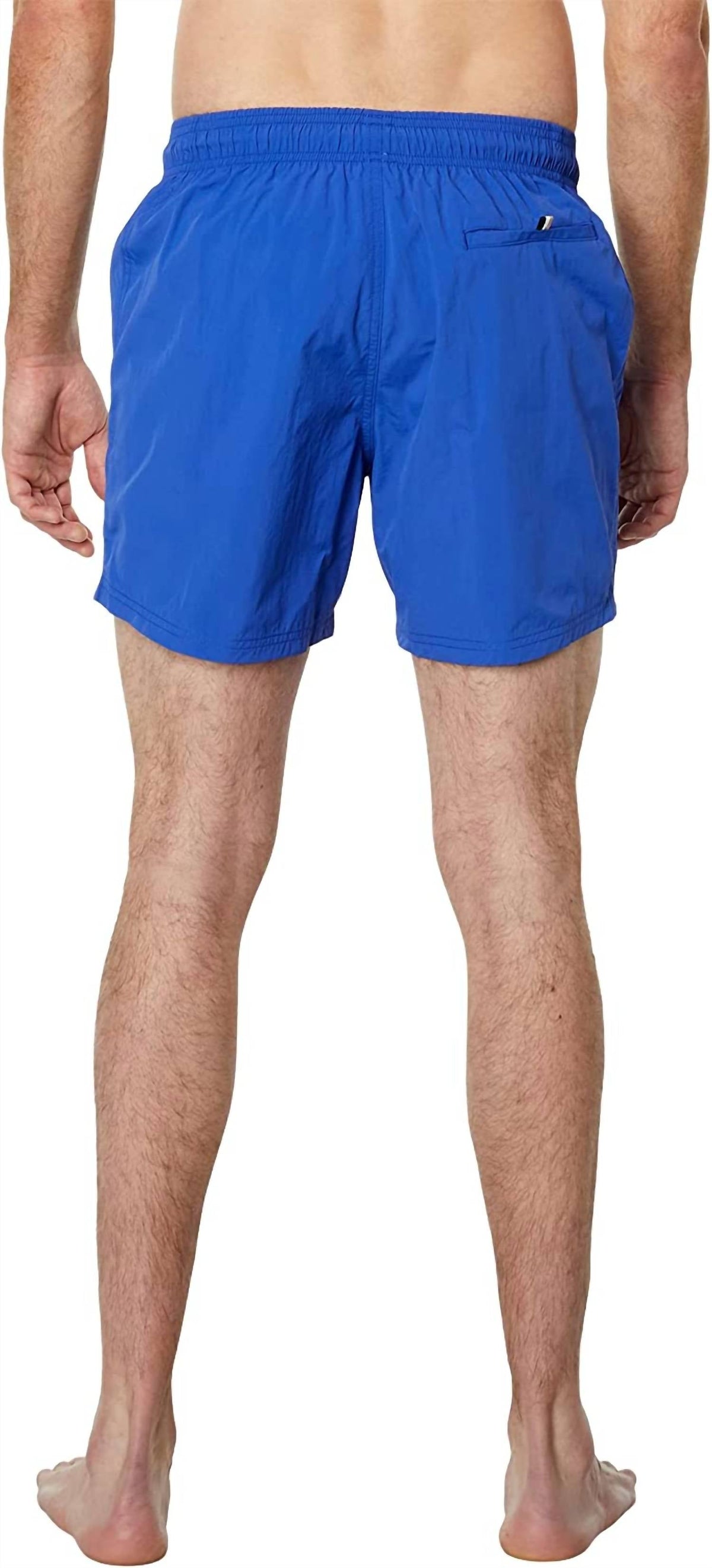 Pantaloneta de baño de hombre color azul