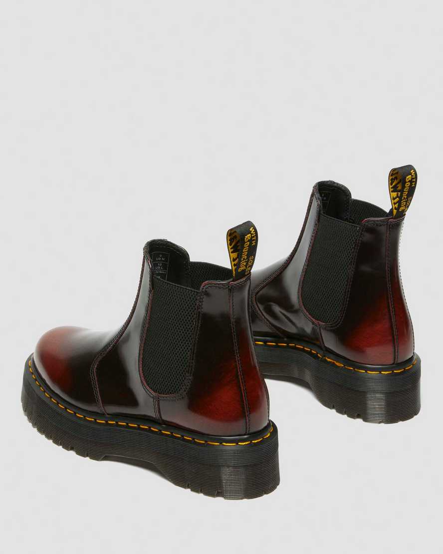 Botas de cuero con plataforma