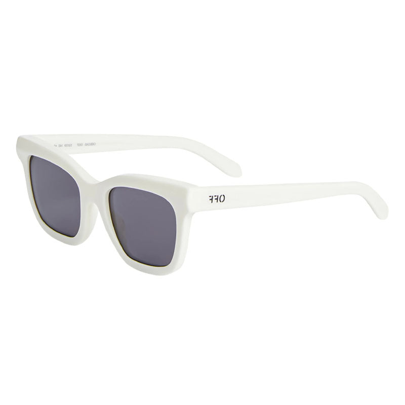 Gafas color gris oscuro y blanco