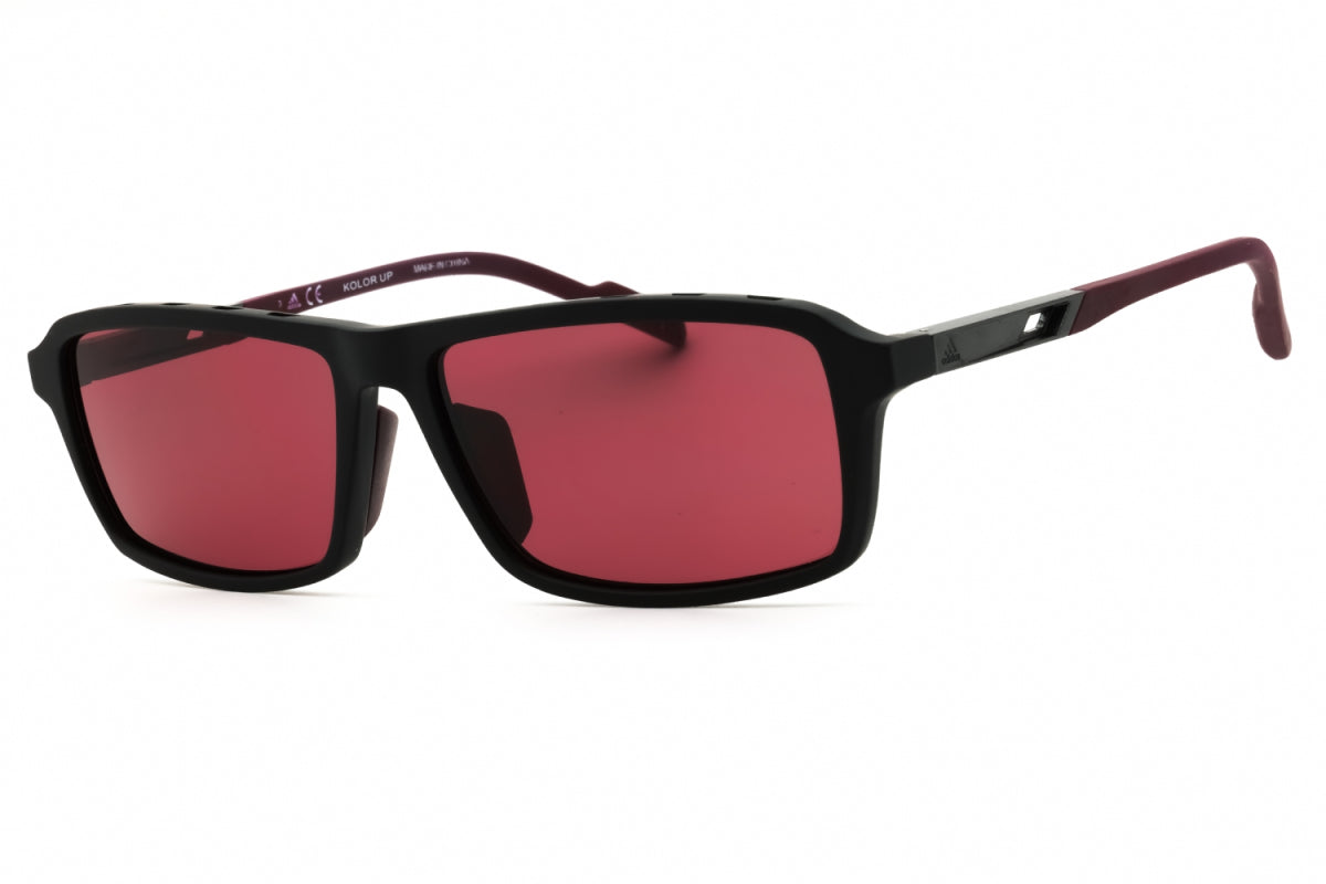 Gafas color negro y vinotinto