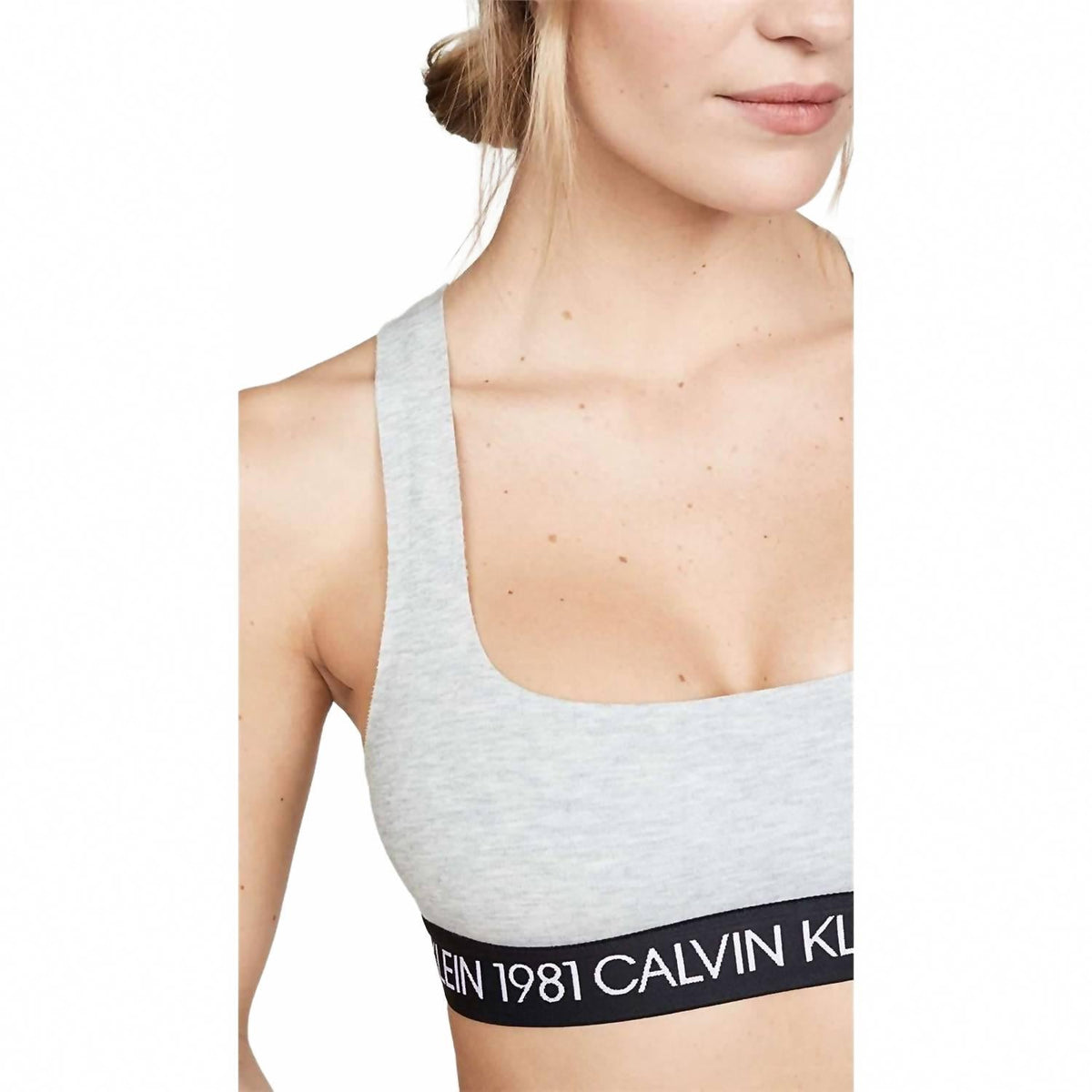Bralette de mujer color gris