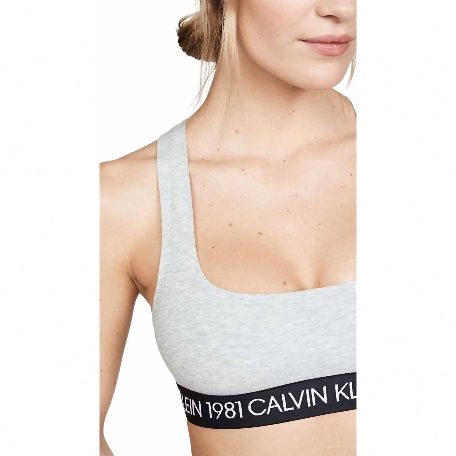 Bralette de mujer color gris