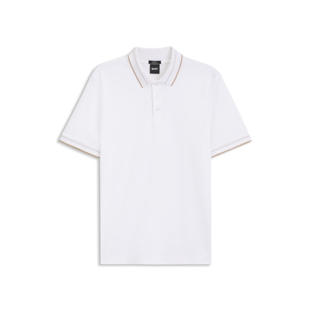 Polo de algodón de corte ajustado