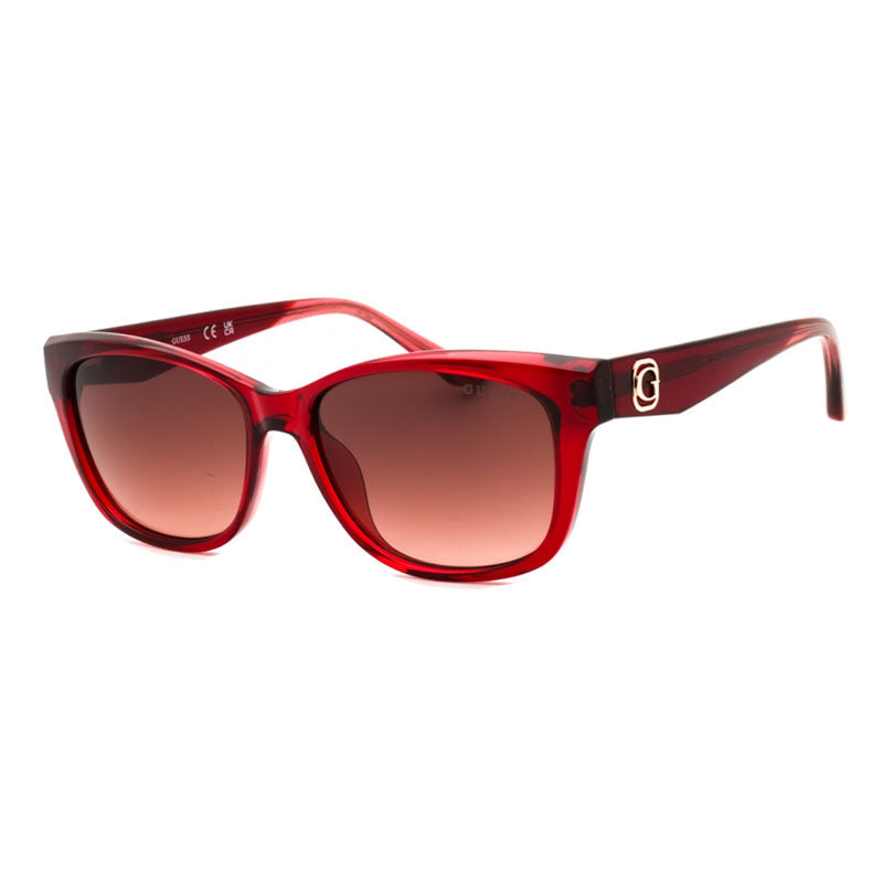 Gafas color café y rojo