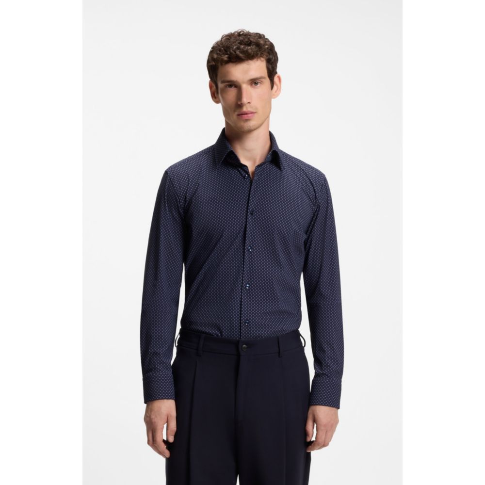 Camisa de corte ajustado con estampado