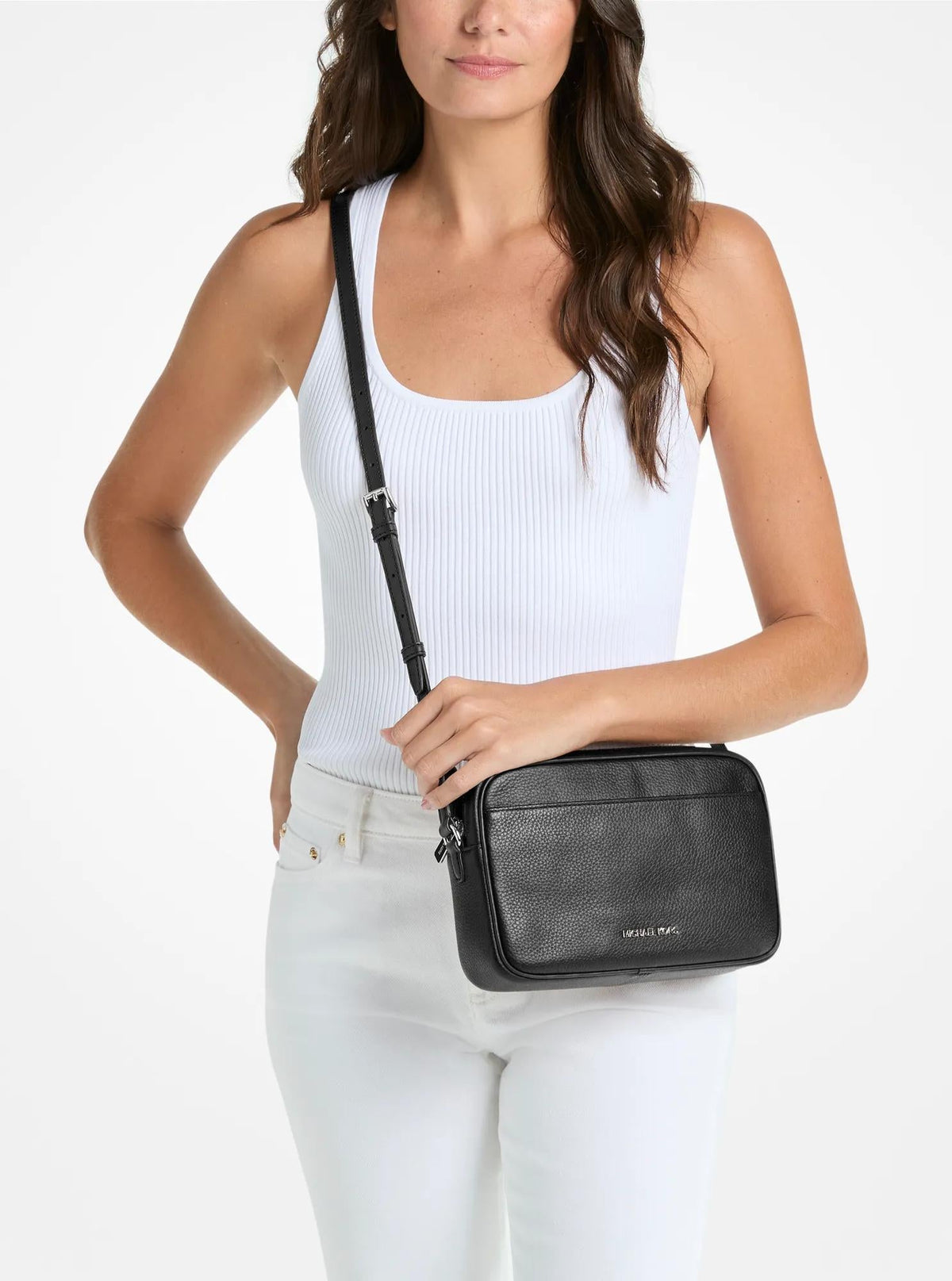 Bolso cruzado de cuero