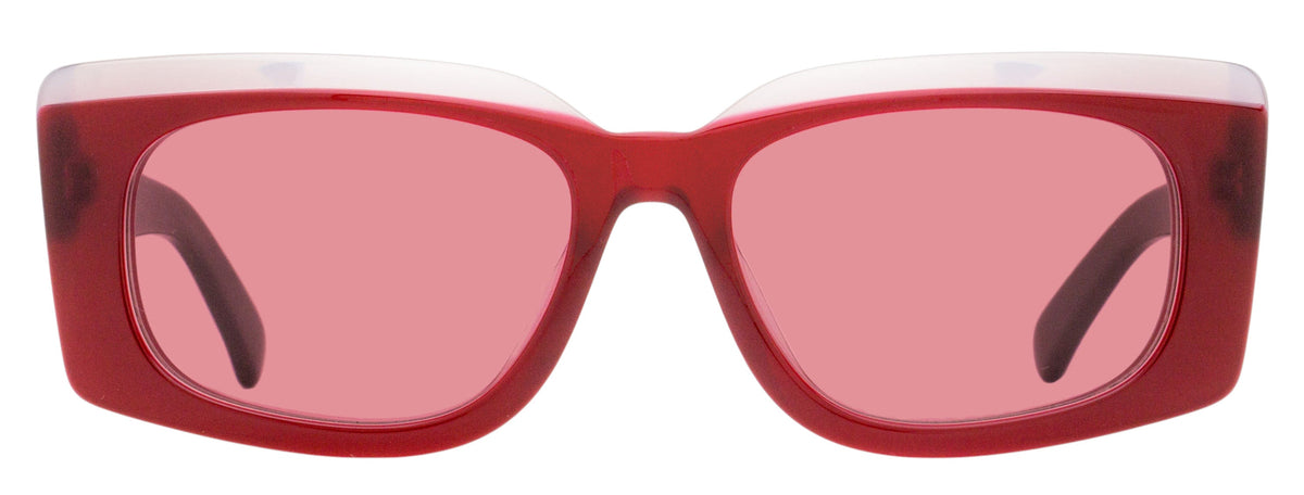Gafas de sol de mujer 56 mm color vinotinto