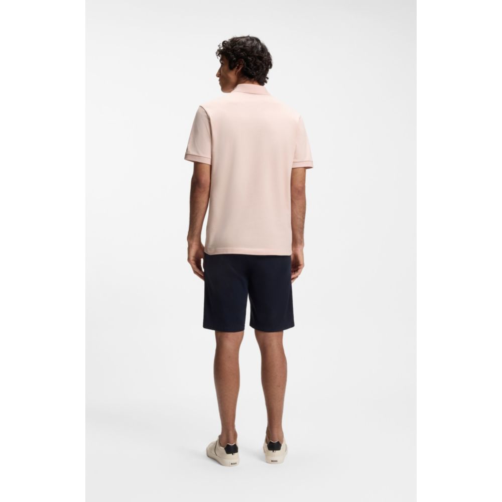 Polo de algodón de corte ajustado