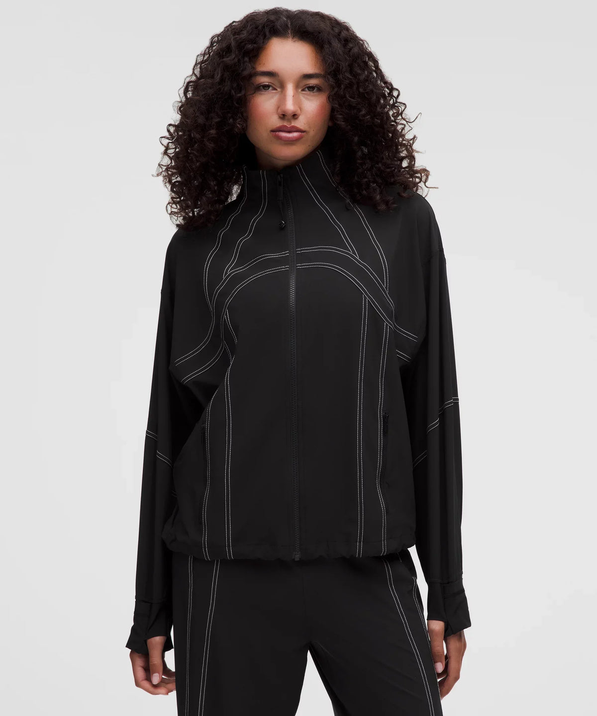 Chaqueta de corte amplio