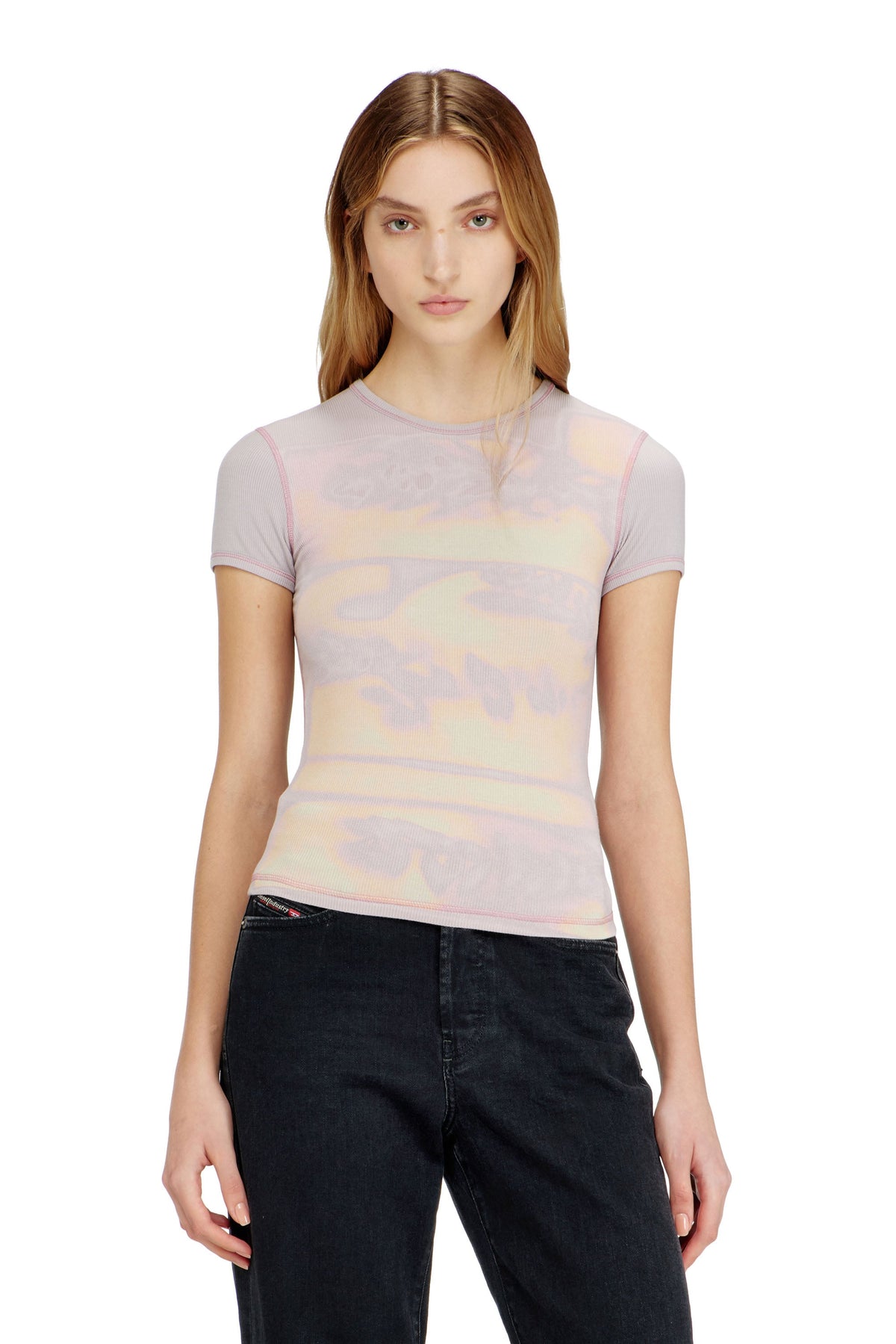 Top con estampado
