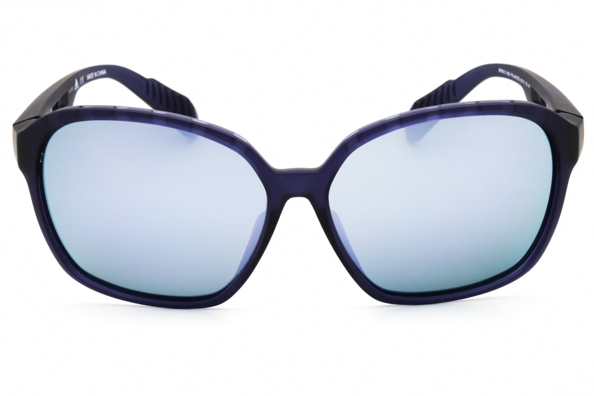 Gafas con lentes polarizados color violeta