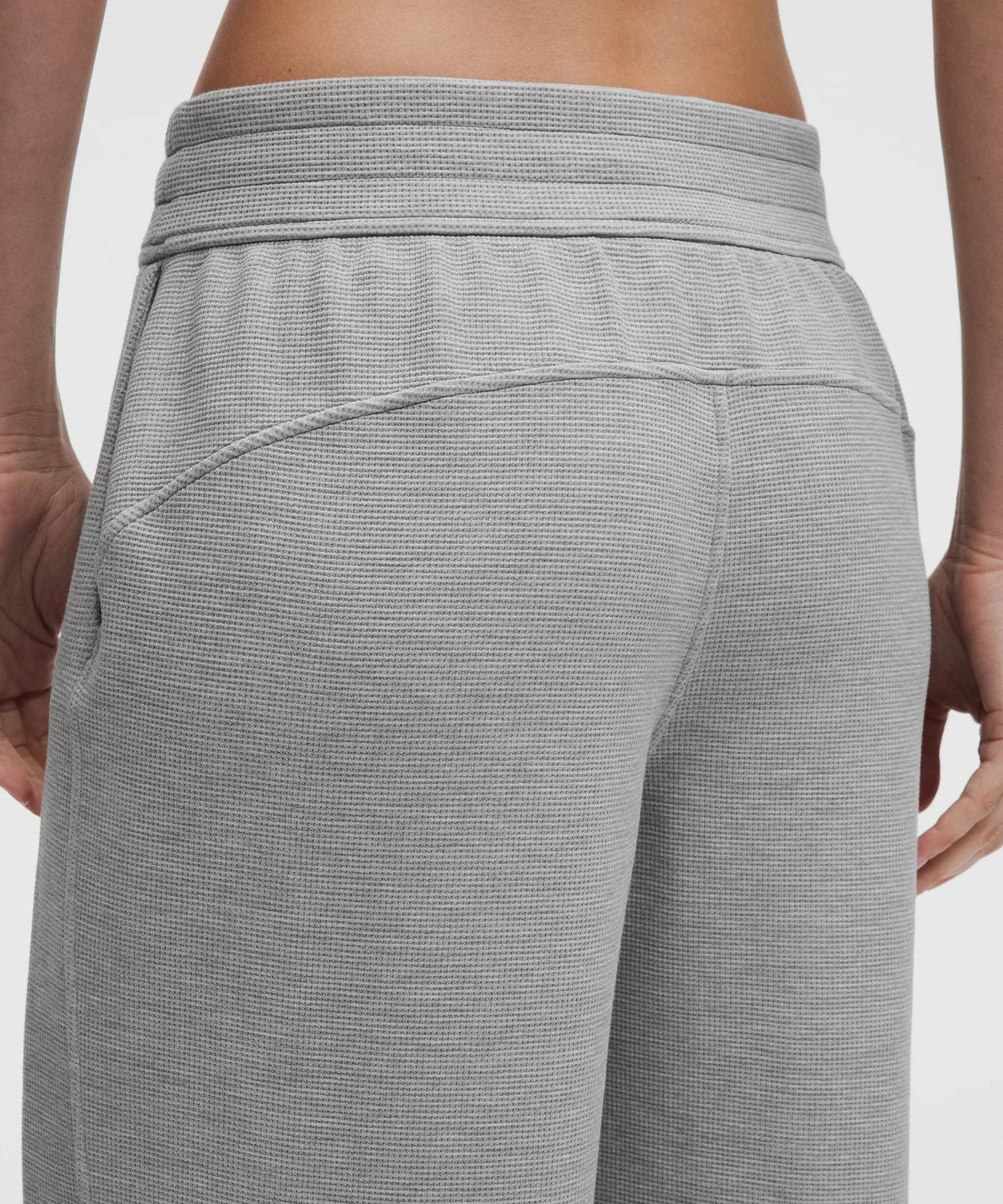 Pantalón de pierna ancha de tiro medio