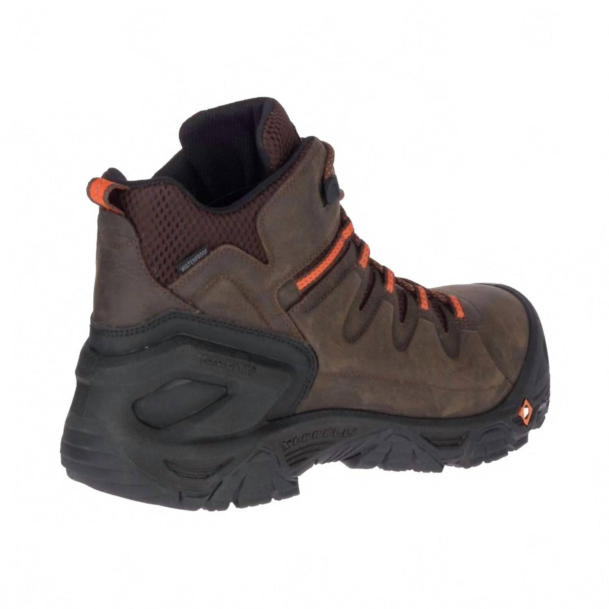 Botas de hombre de cuero impermeables color café