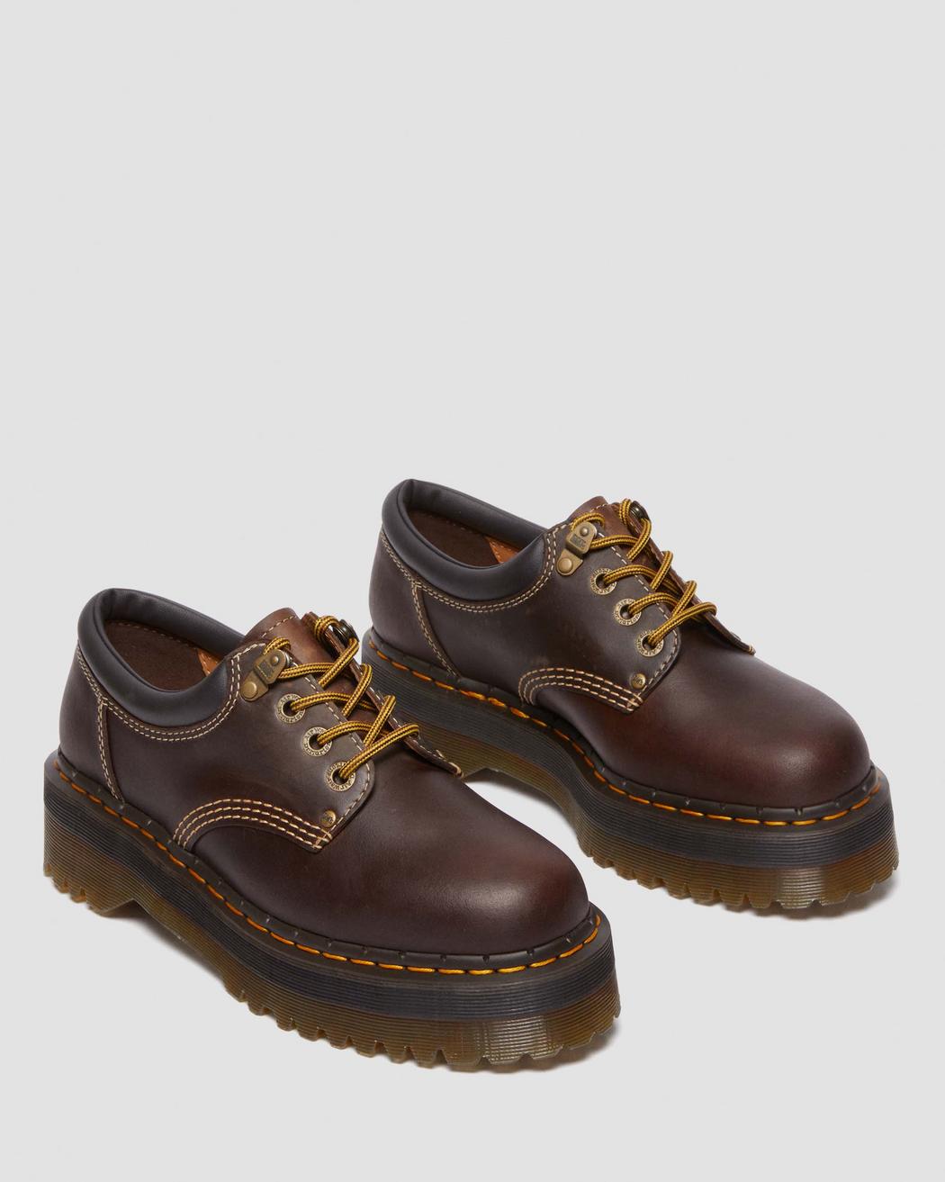 Zapatos de cuero con plataforma