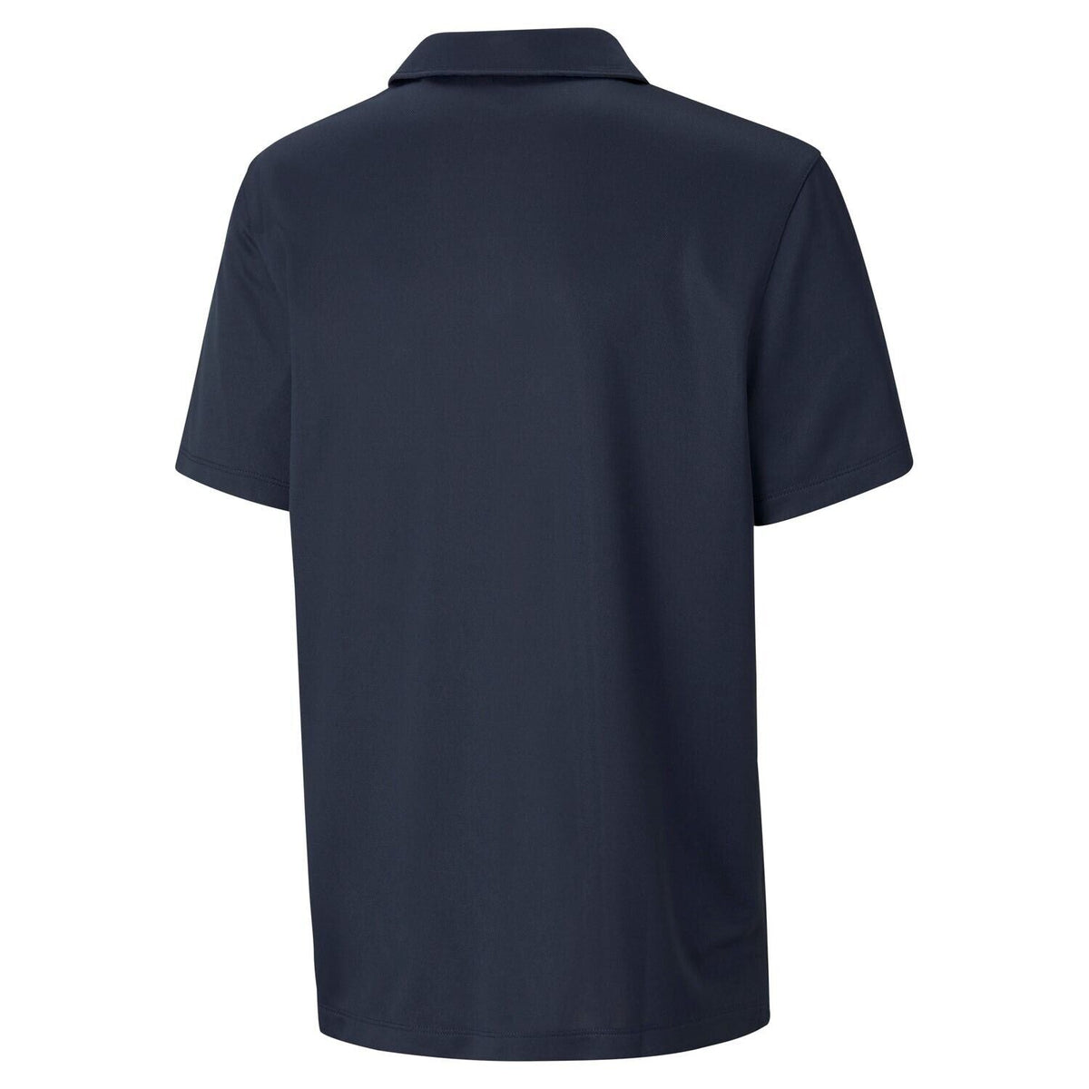Polo infantil de manga corta color azul