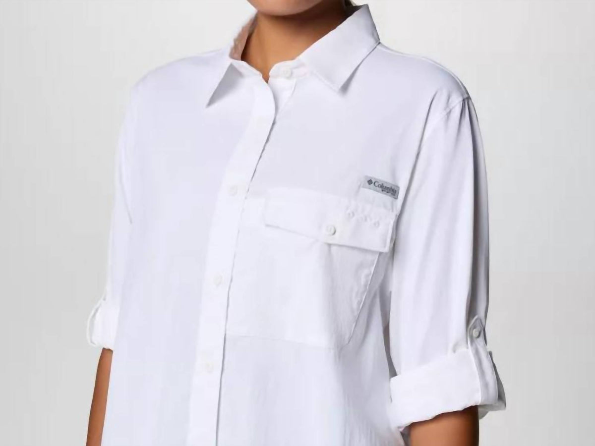 Camisa de manga larga color blanco