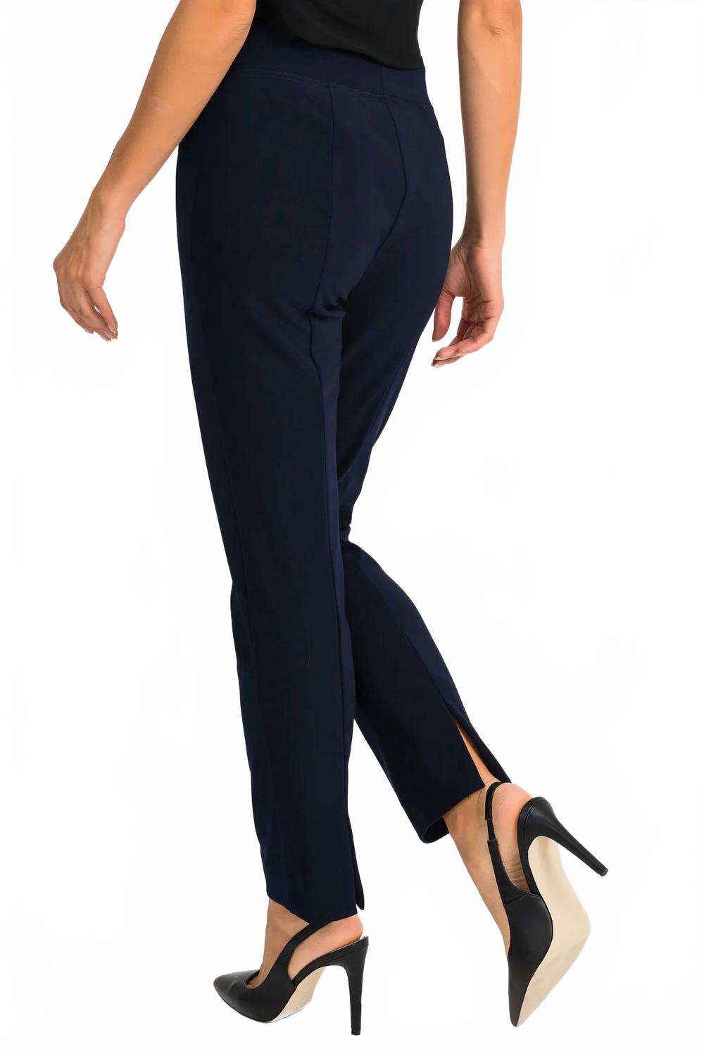 Pantalón de corte recto color azul
