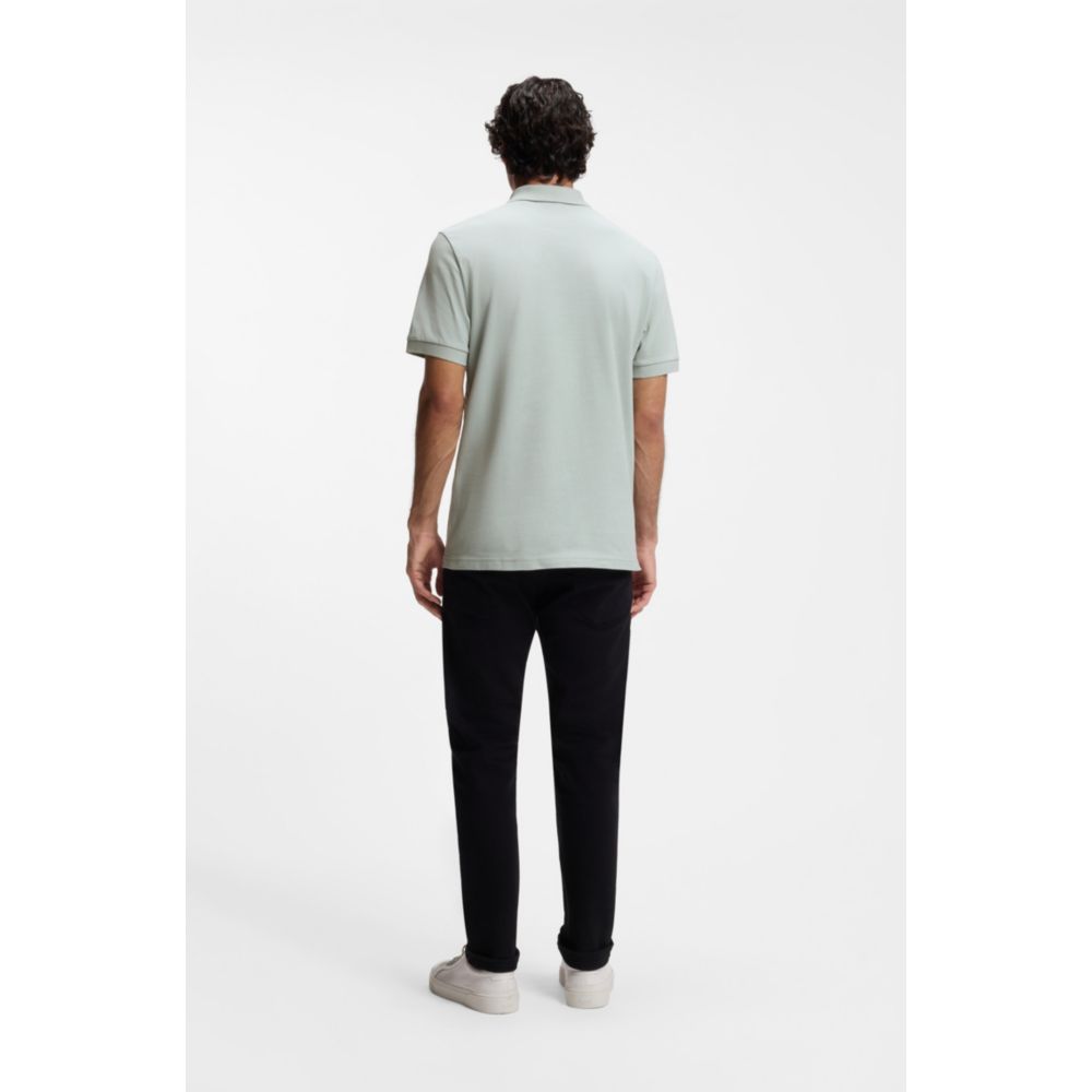Polo de algodón de corte ajustado