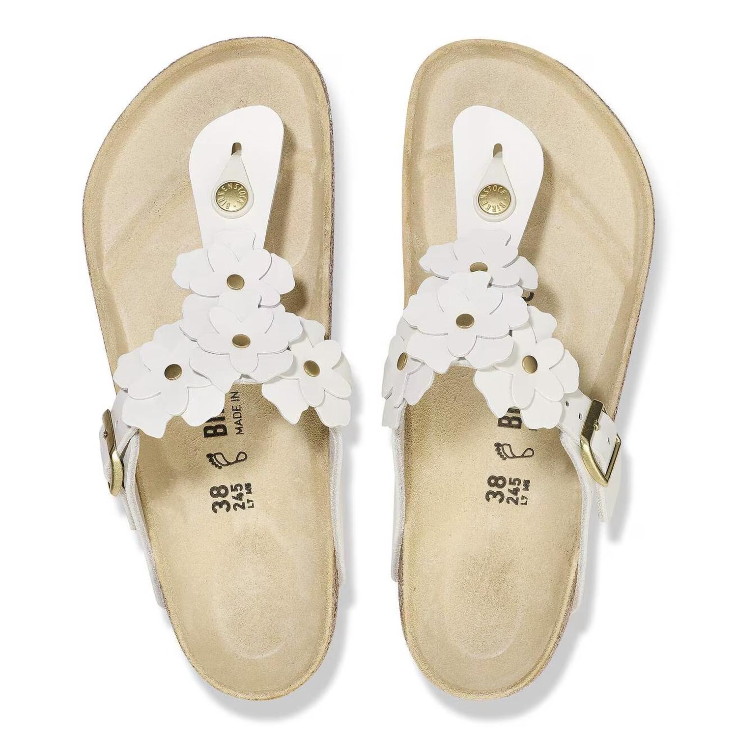 Sandalias de mujer color blanco