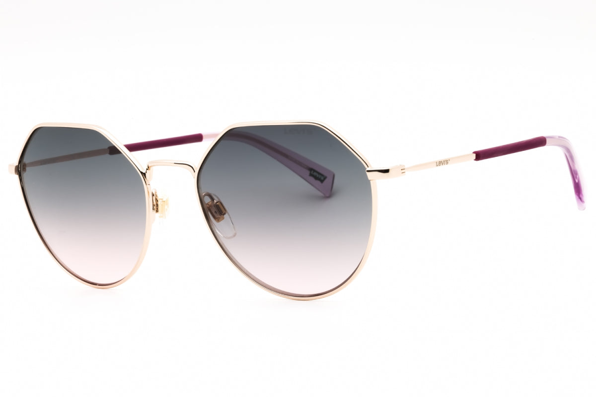 Gafas color rosado y verde y dorado