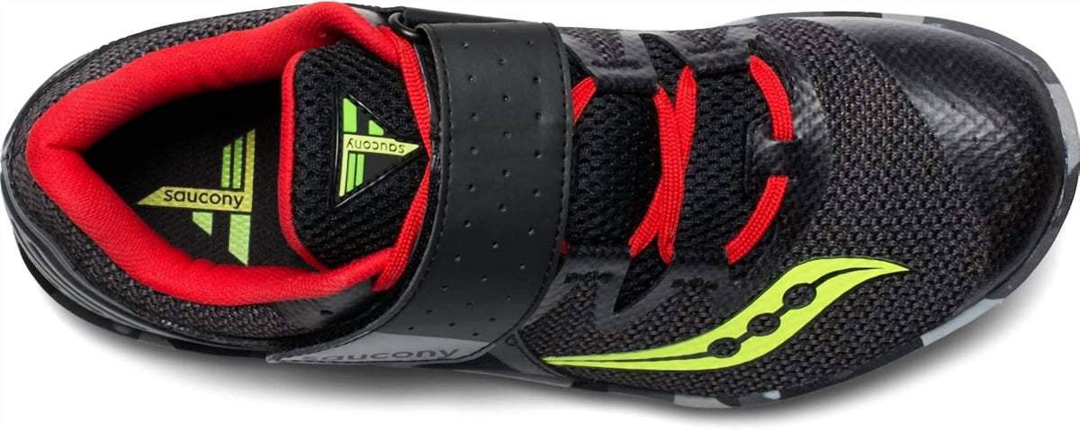 Tenis para correr de hombre color negro y rojo