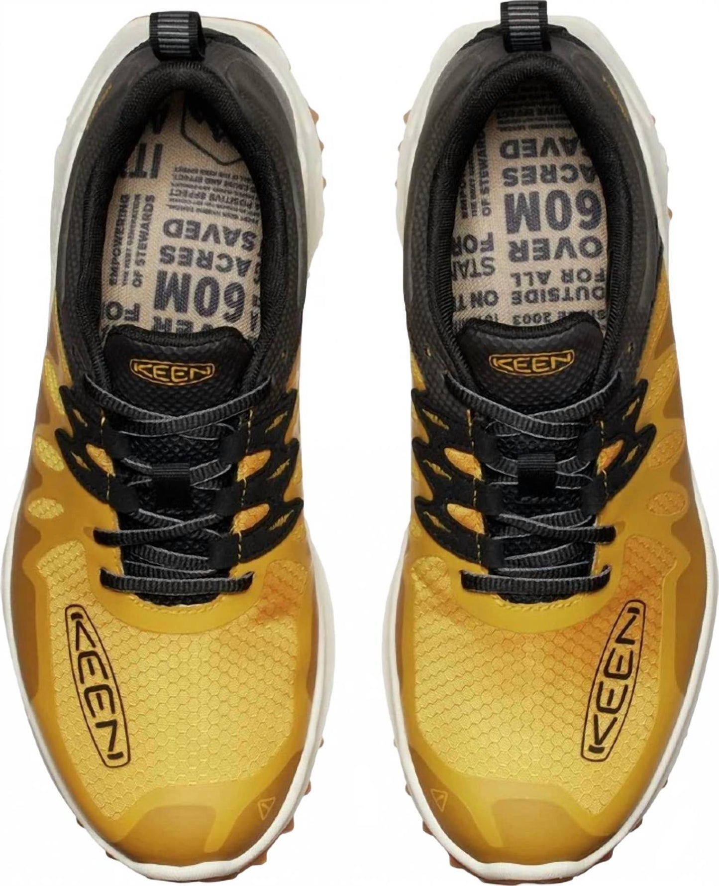 Zapatos de hombre color negro y amarillo