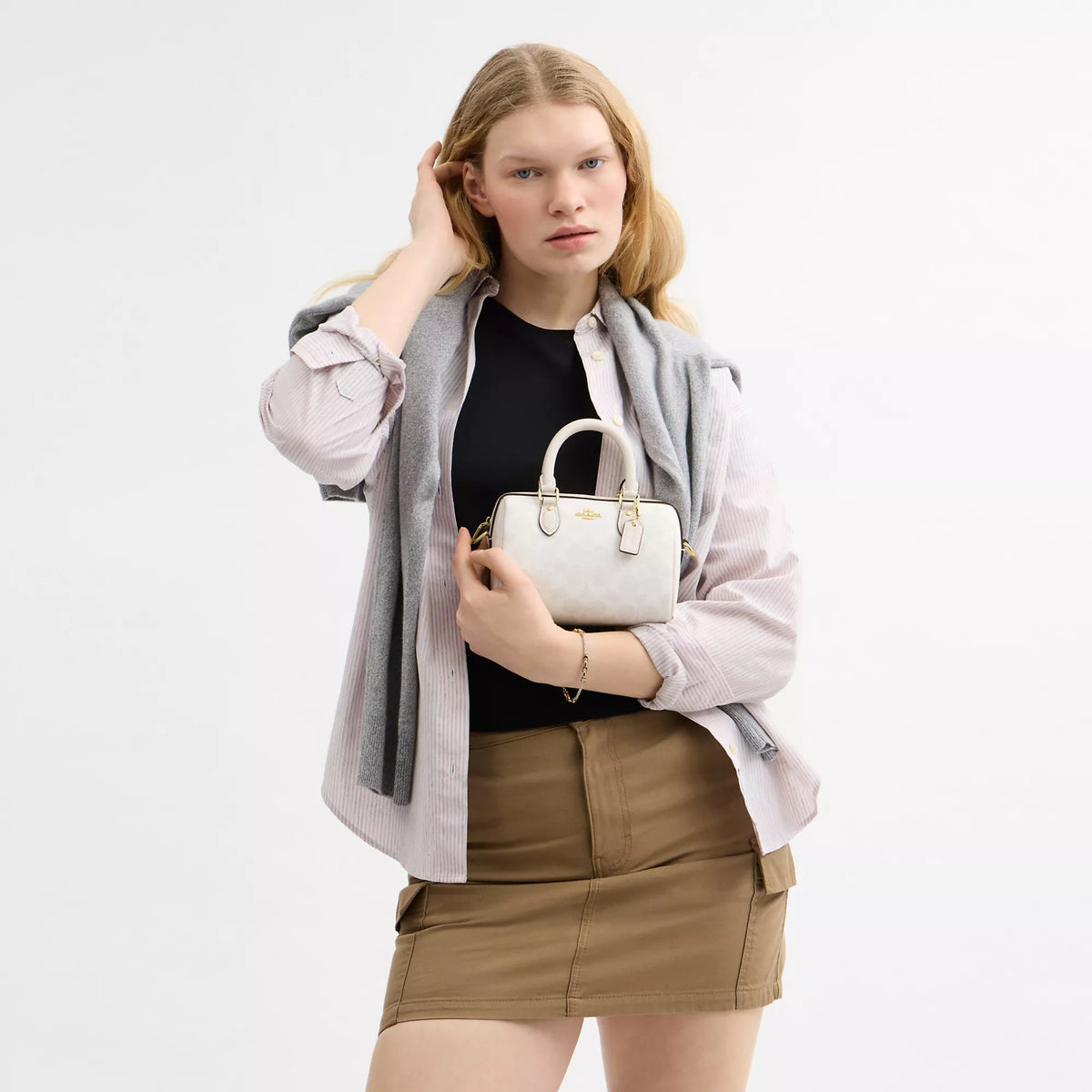 Bolso cruzado de lona