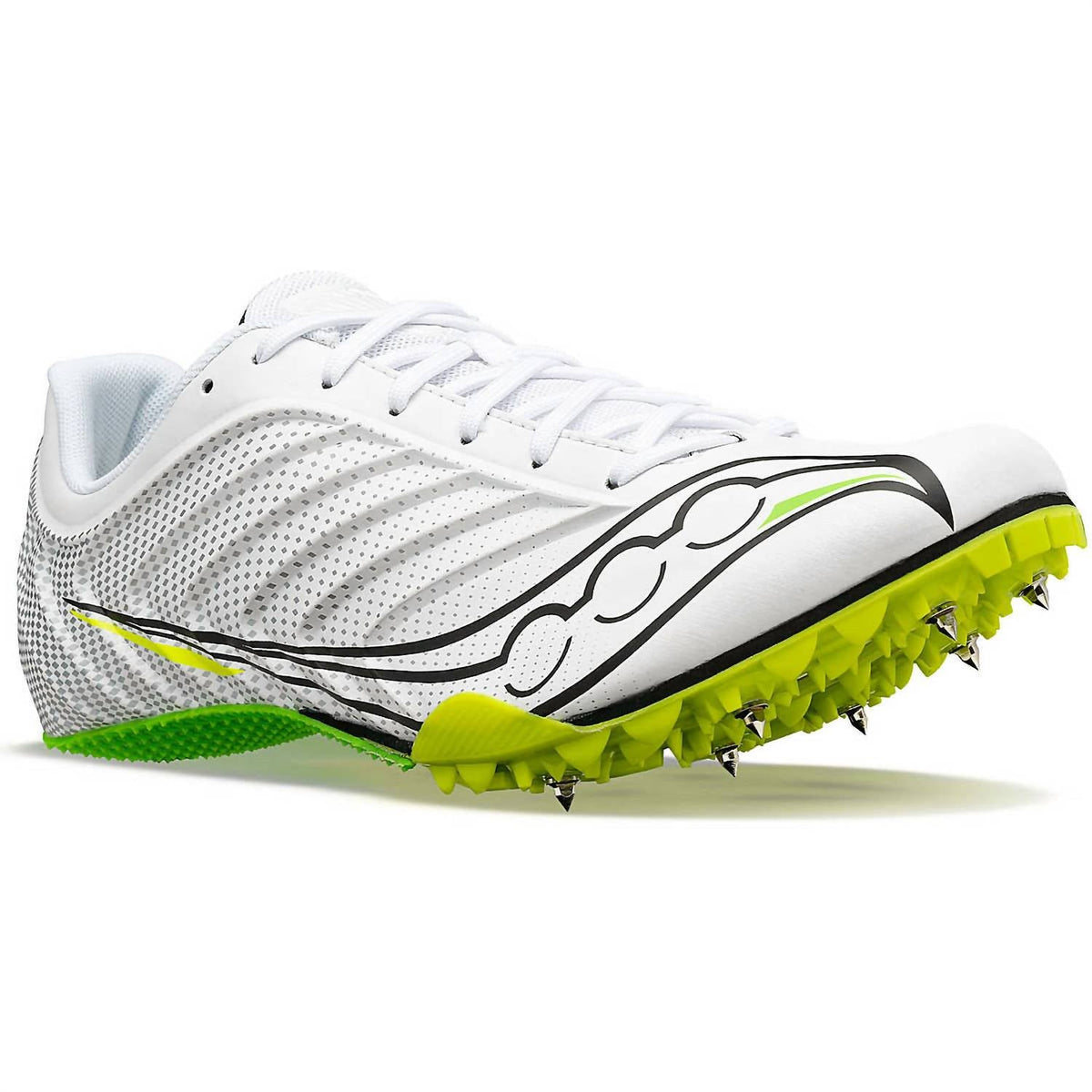 Zapatillas con clavos de mujer color blanco