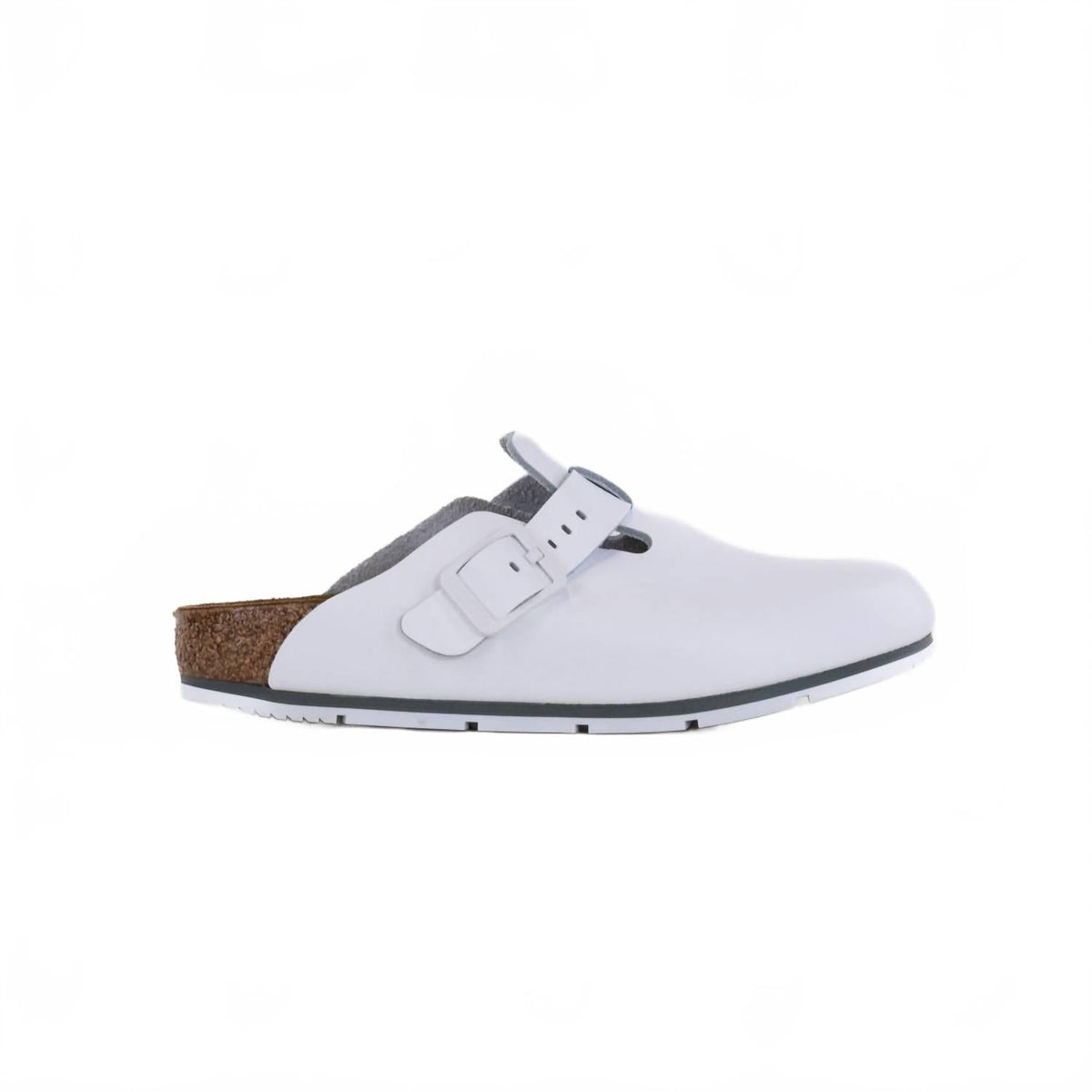 Zuecos de mujer color blanco