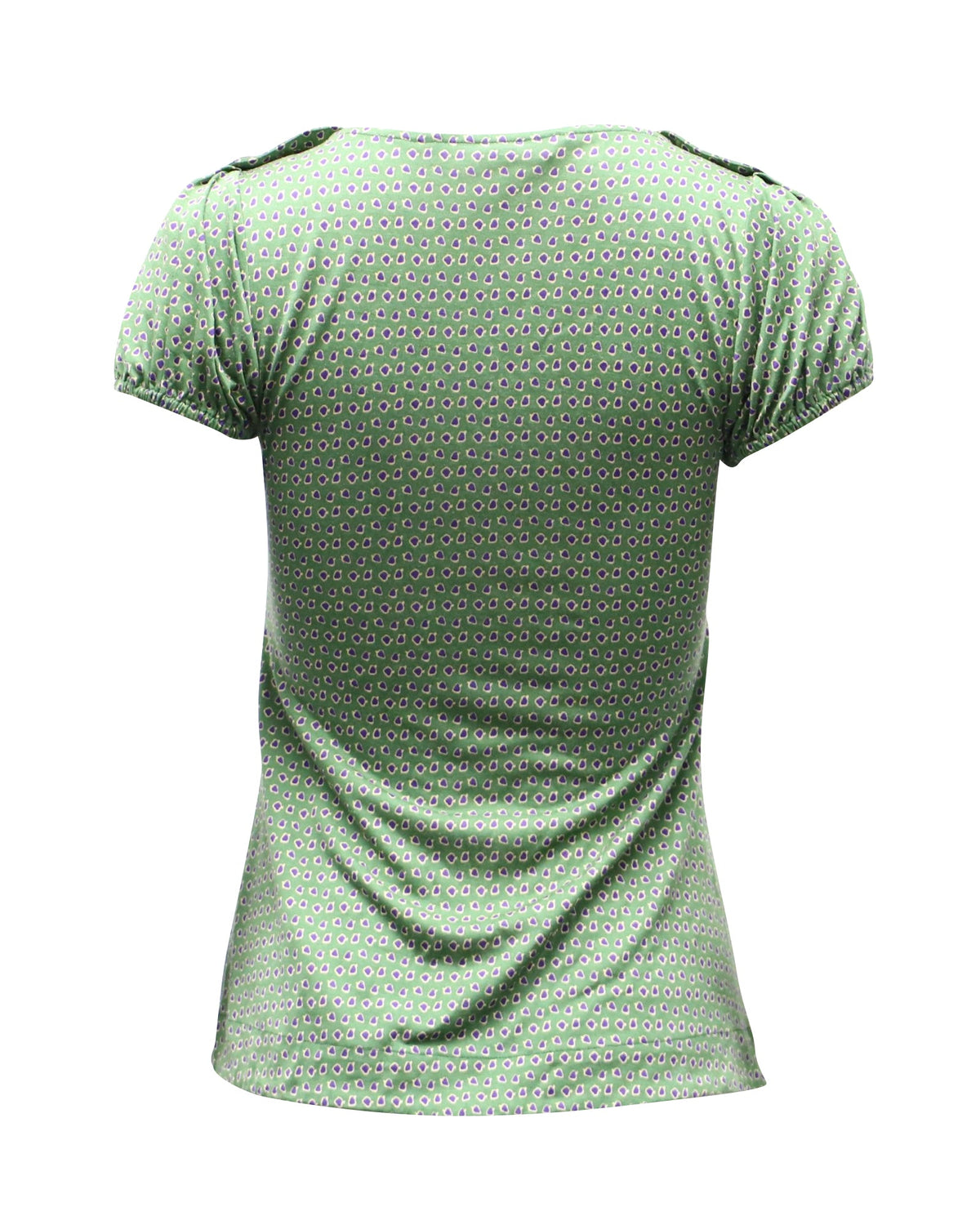 Blusa de seda color verde