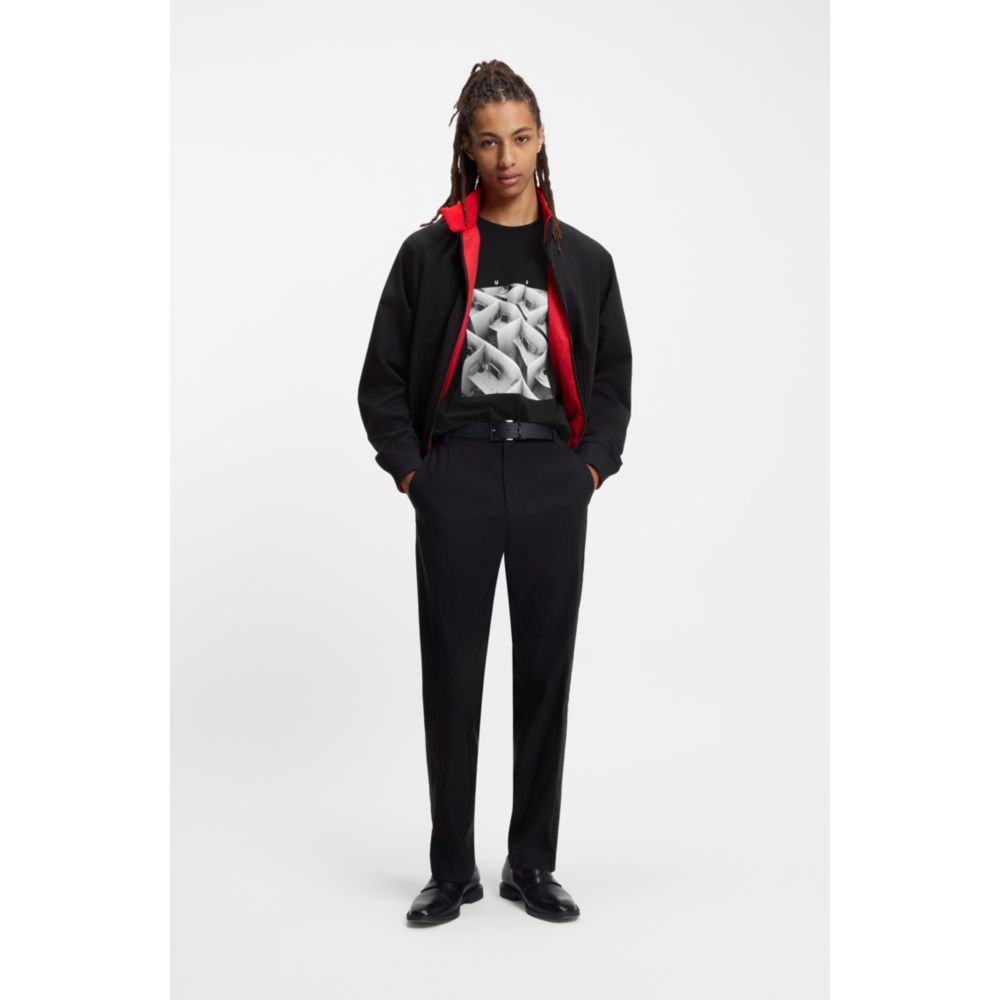 Camiseta de algodón con estampado