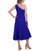 Vince Camuto Maxi Vestido Liso de Un Solo Hombro
