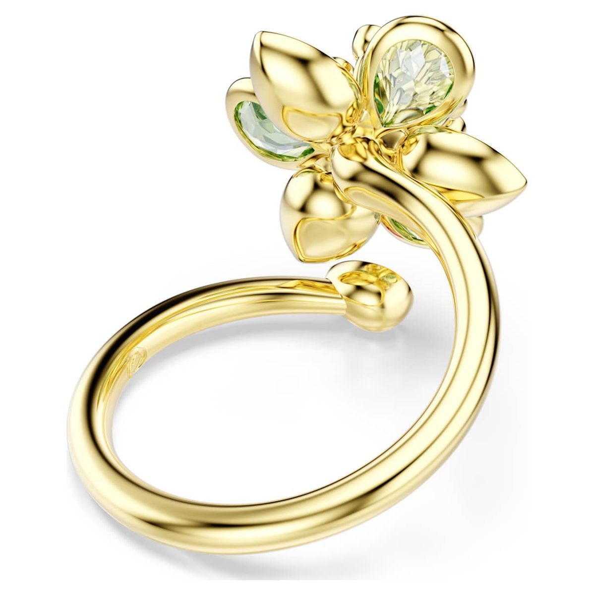 Anillo color verde y dorado