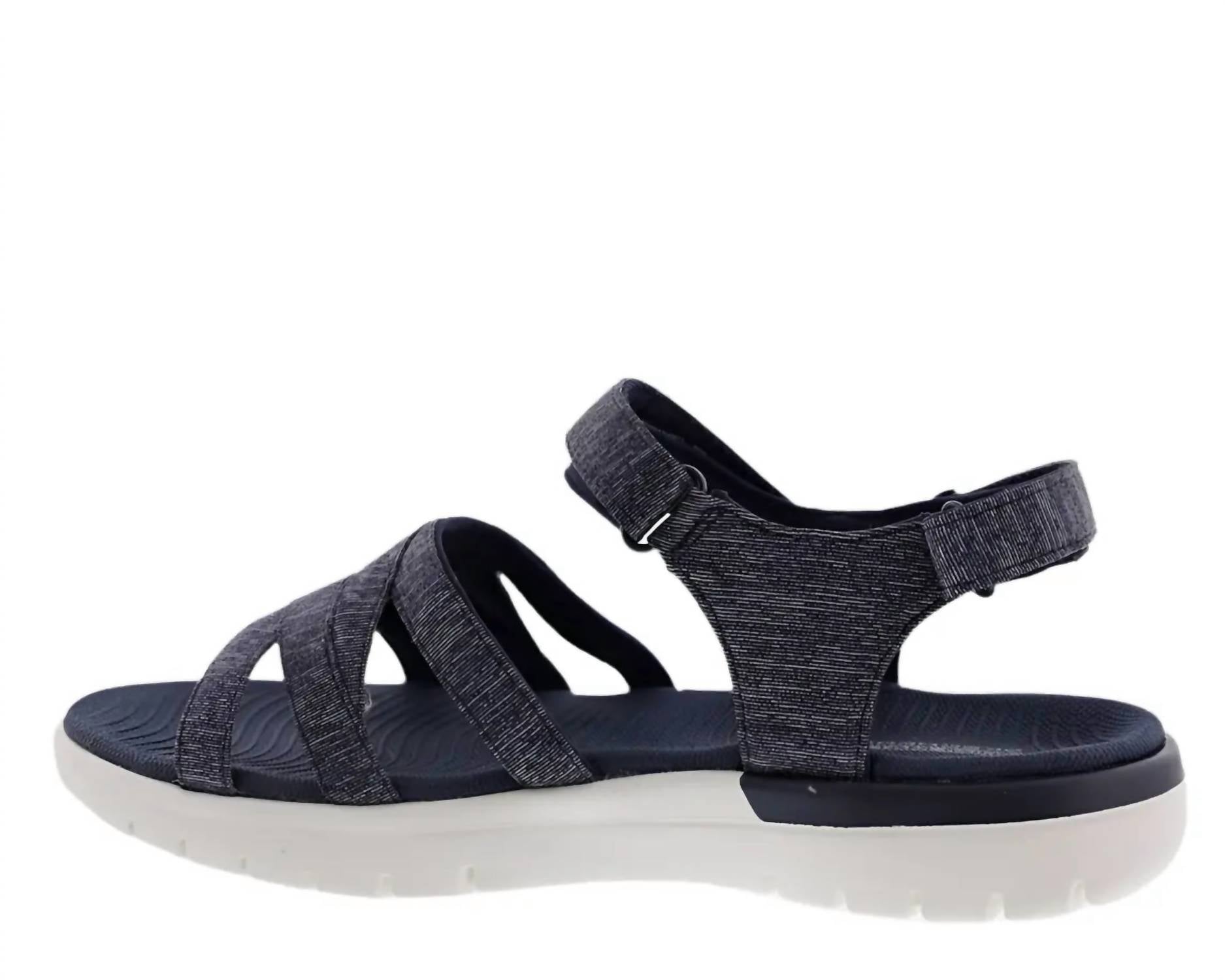Sandalias de mujer color azul marino