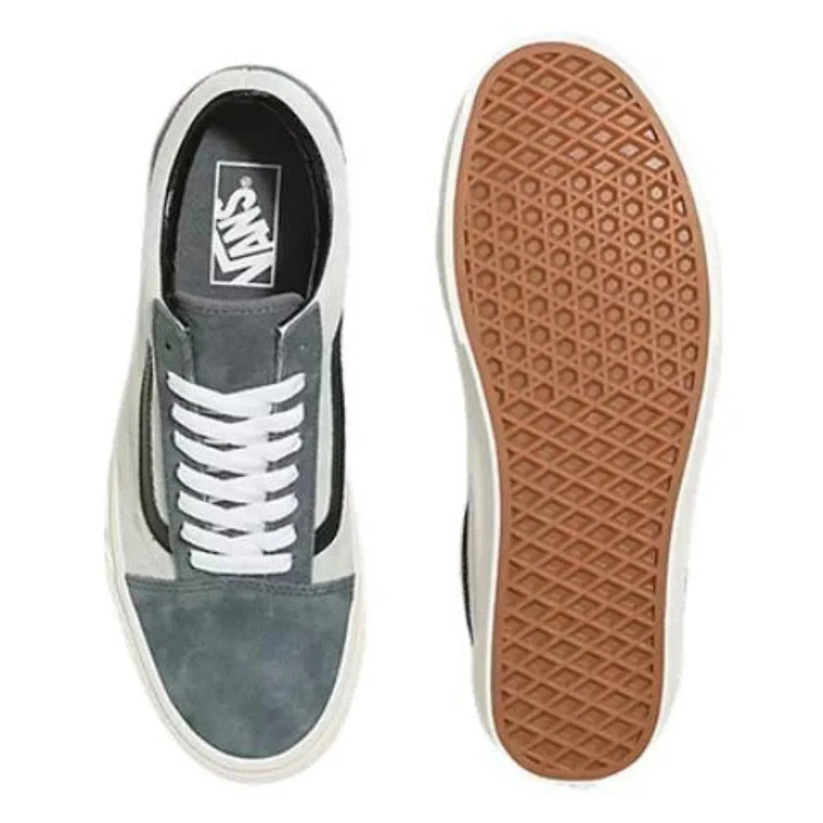 Tenis de hombre de gamuza con plataforma color gris
