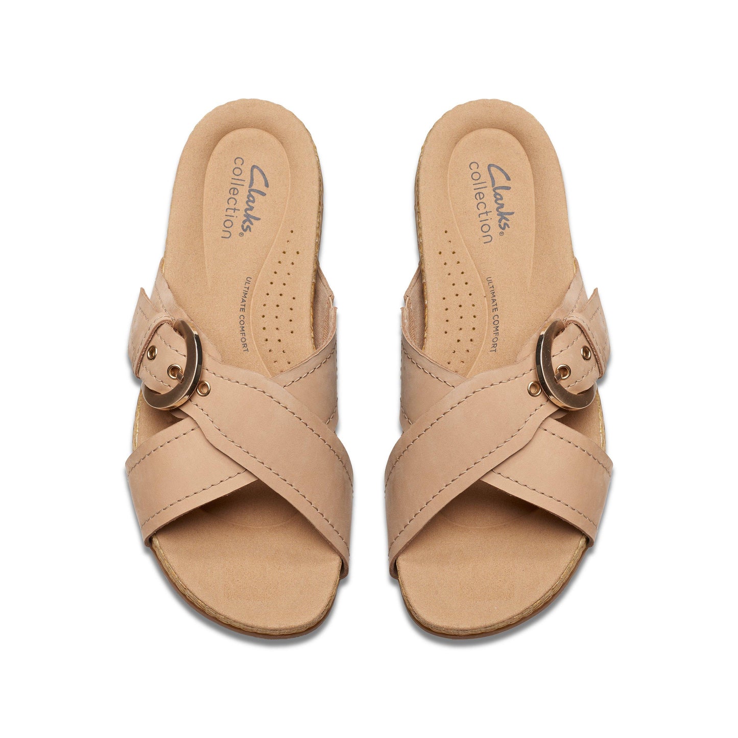 Calzado de nobuk color beige