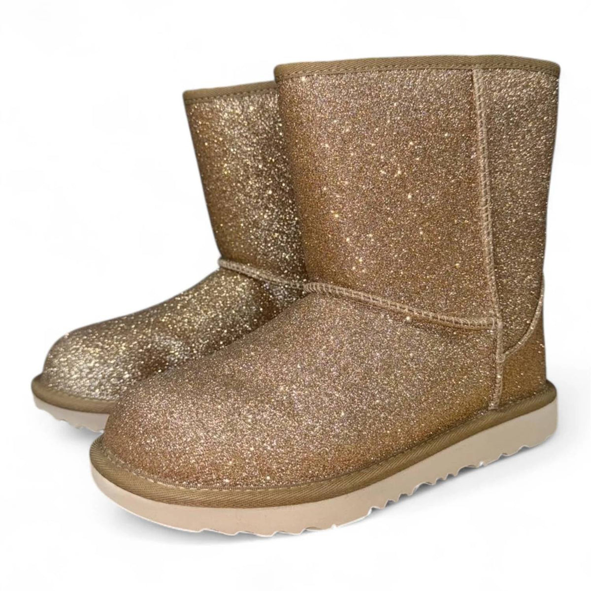 Short infantil color dorado