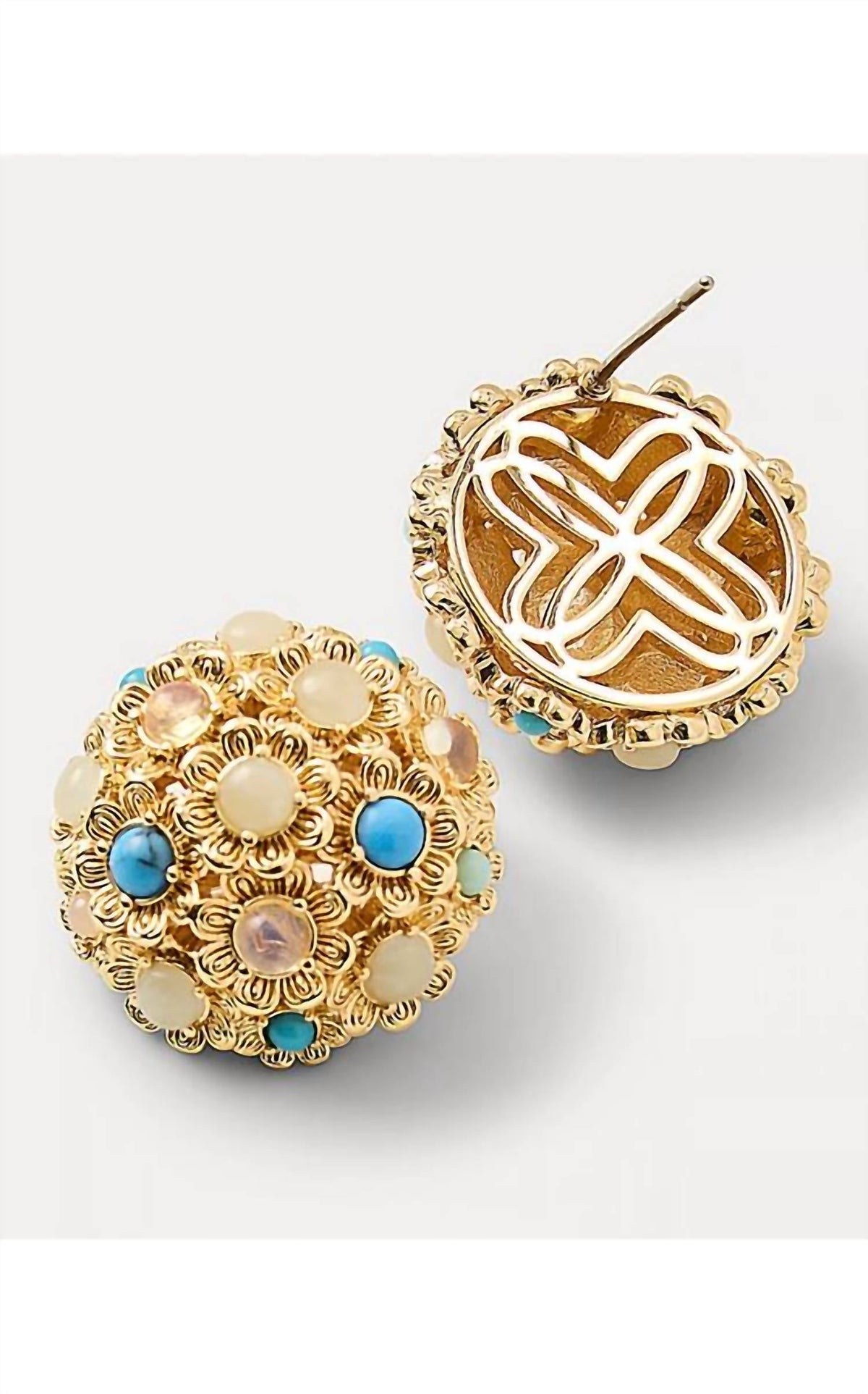 Aretes de mujer multicolor