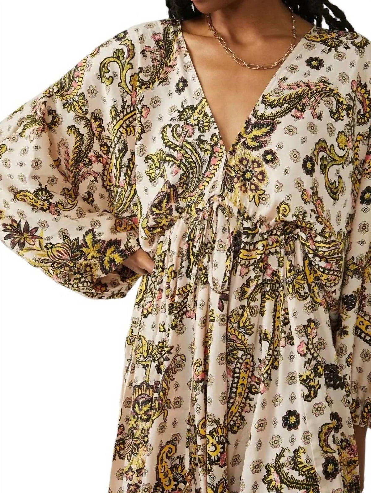 Vestido corto con estampado