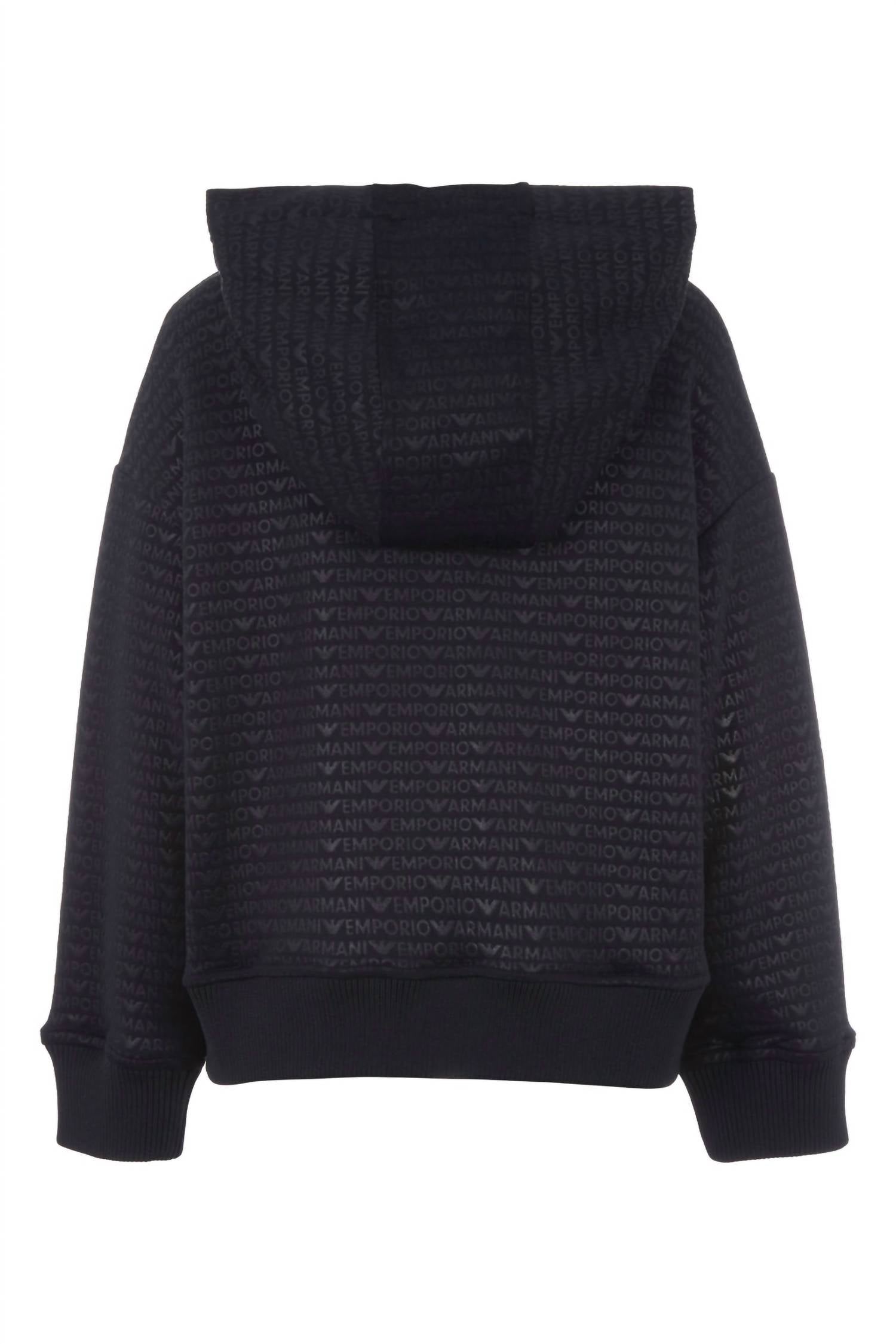Buzo con capucha para niño color negro