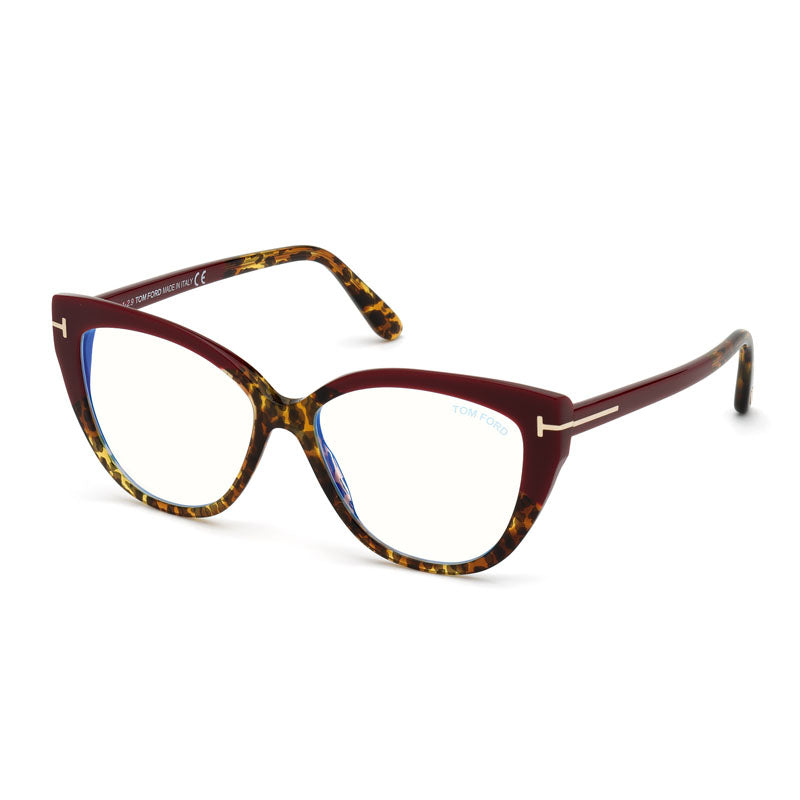 Gafas 54 mm color vinotinto