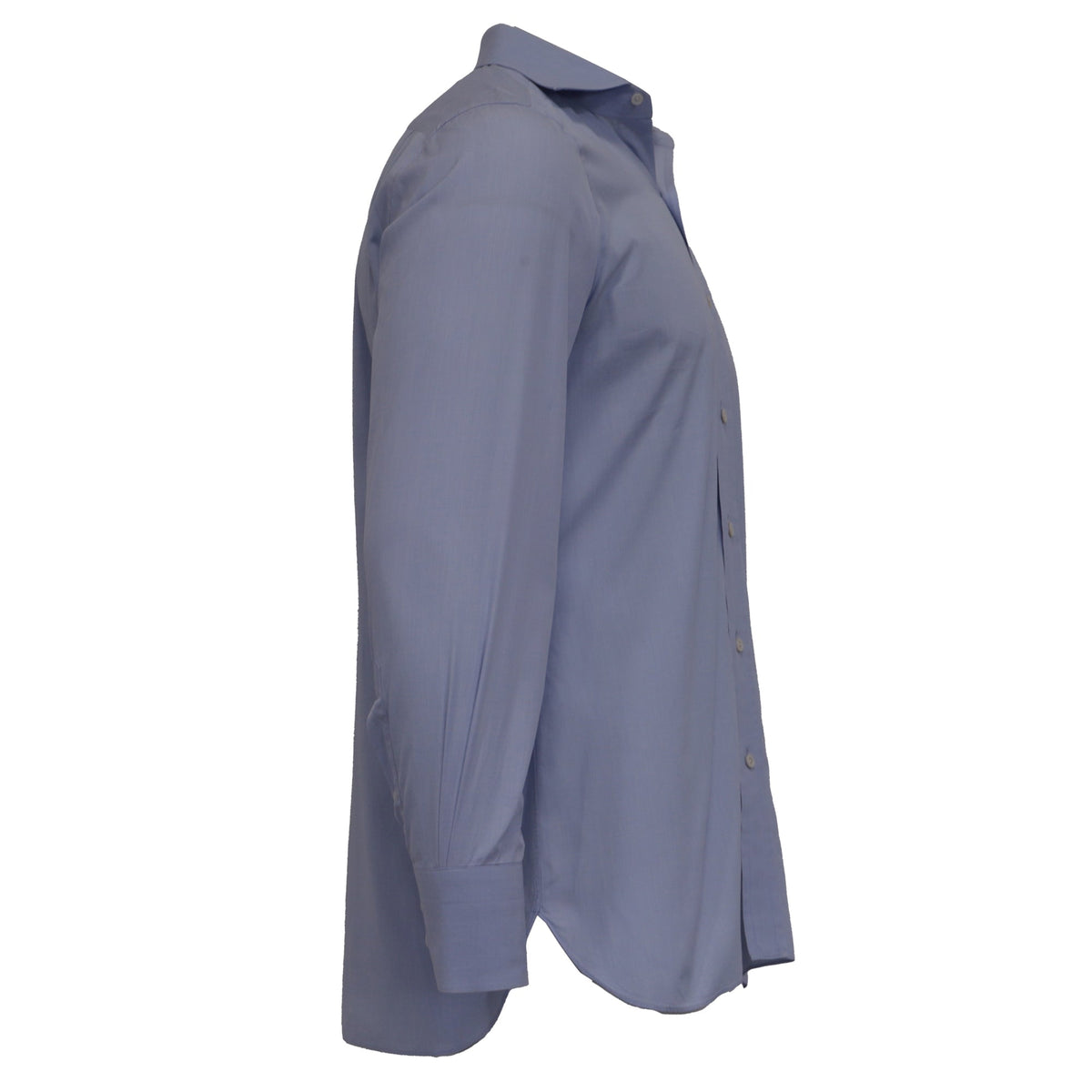 Camisa de algodón color azul claro