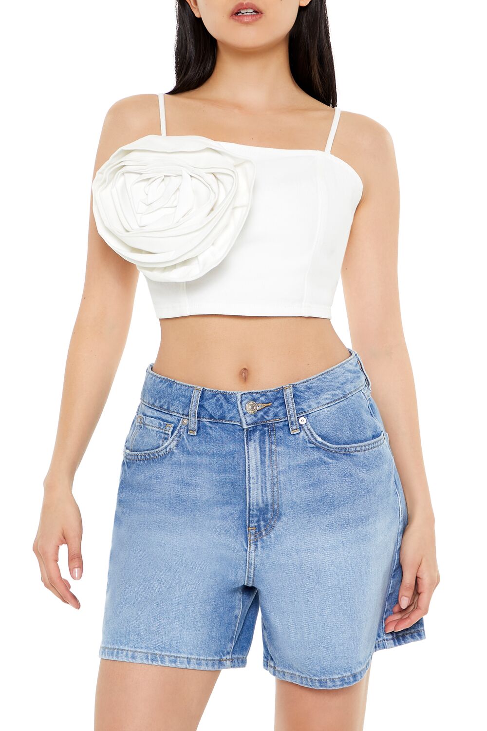 Camiseta sin mangas de mezclilla