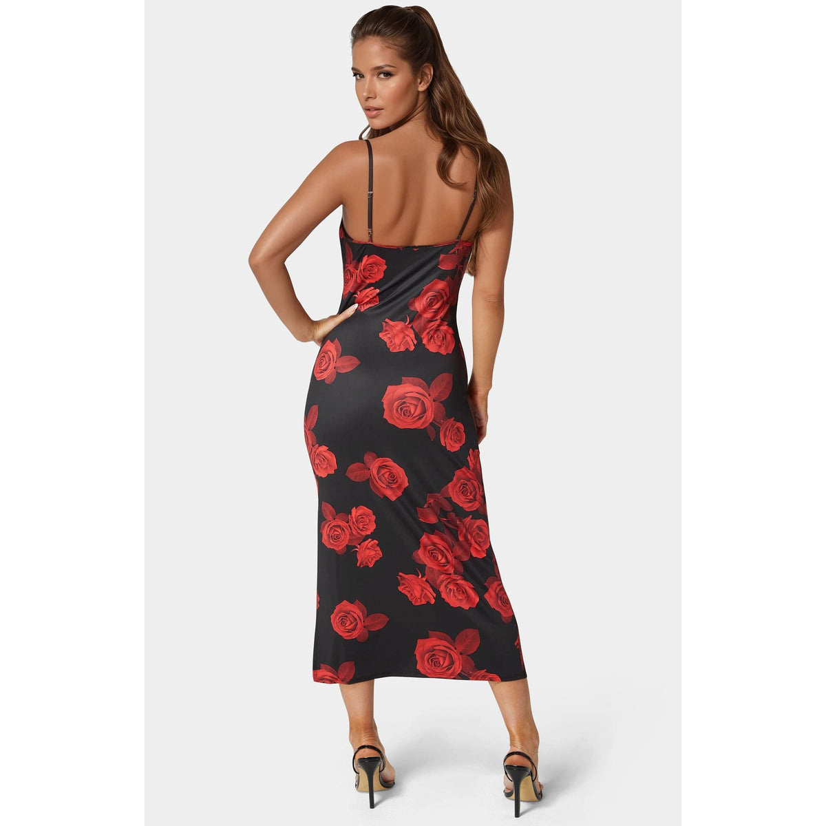 Vestido de mujer largo con estampado