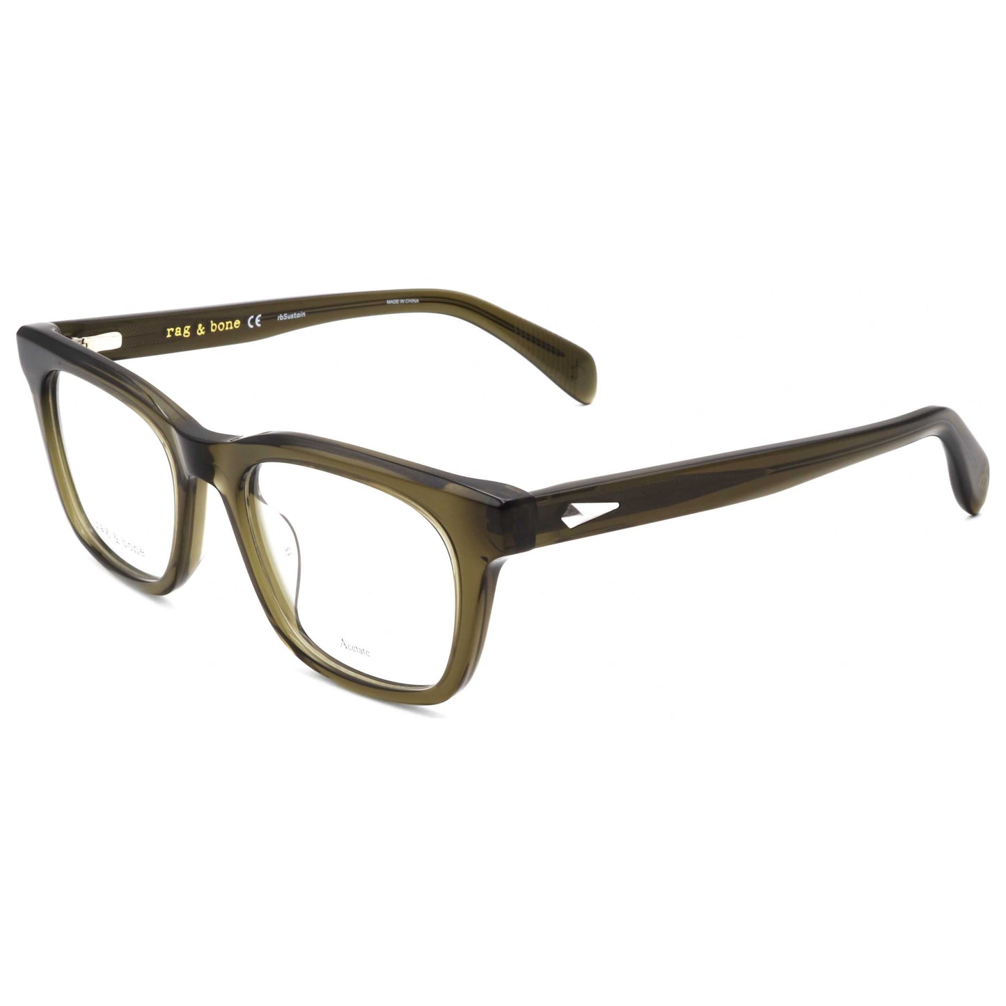 Montura para gafas de hombre 52 mm color verde