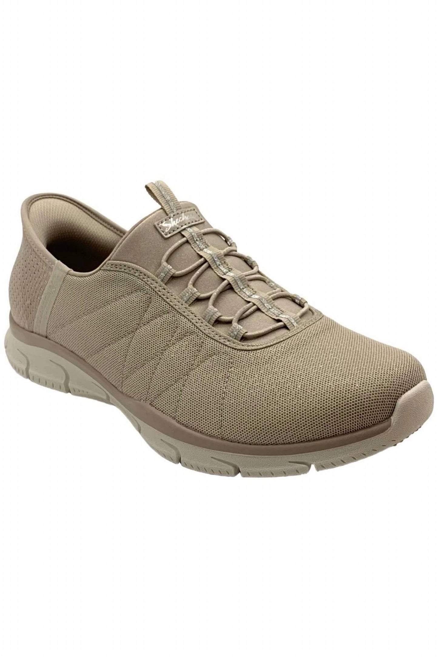 Zapatos de mujer sin cordones color taupe