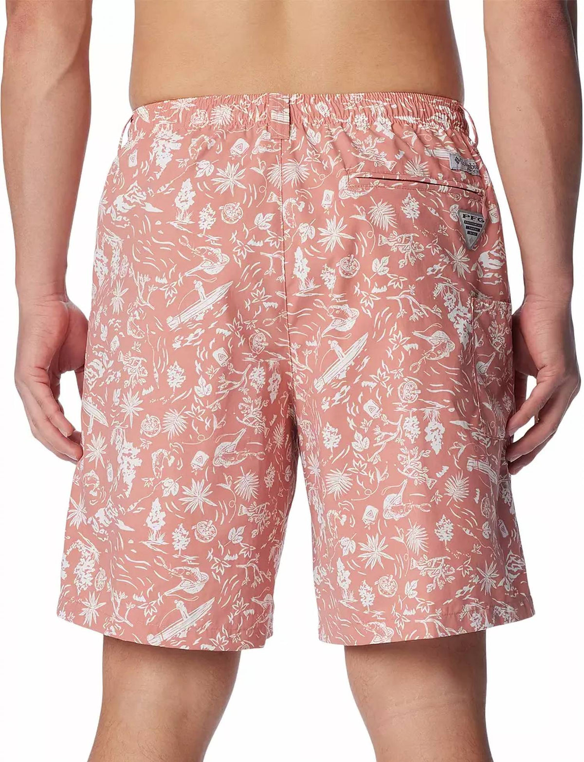 Short de hombre con estampado color rosado